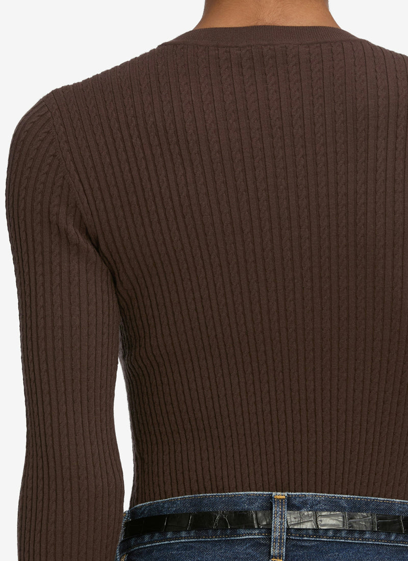 FRAME The Fine Cable Sweater