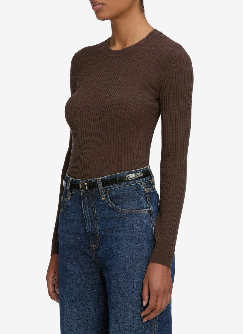 FRAME The Fine Cable Sweater