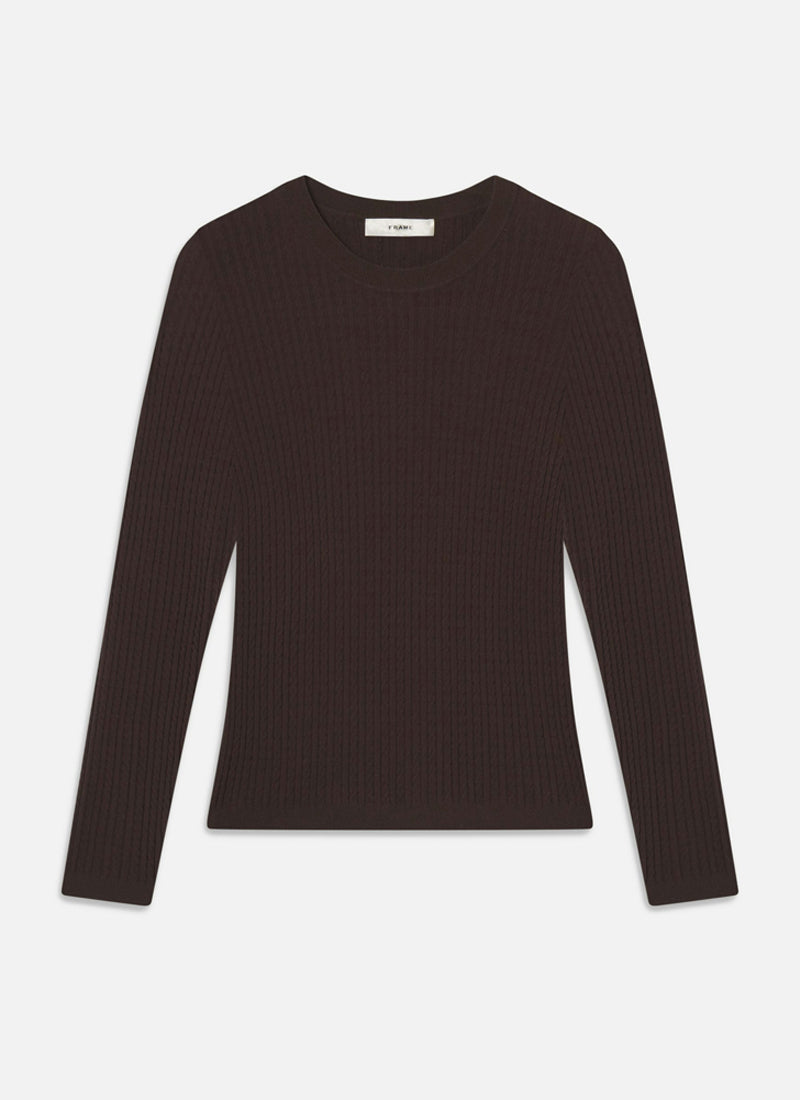 FRAME The Fine Cable Sweater