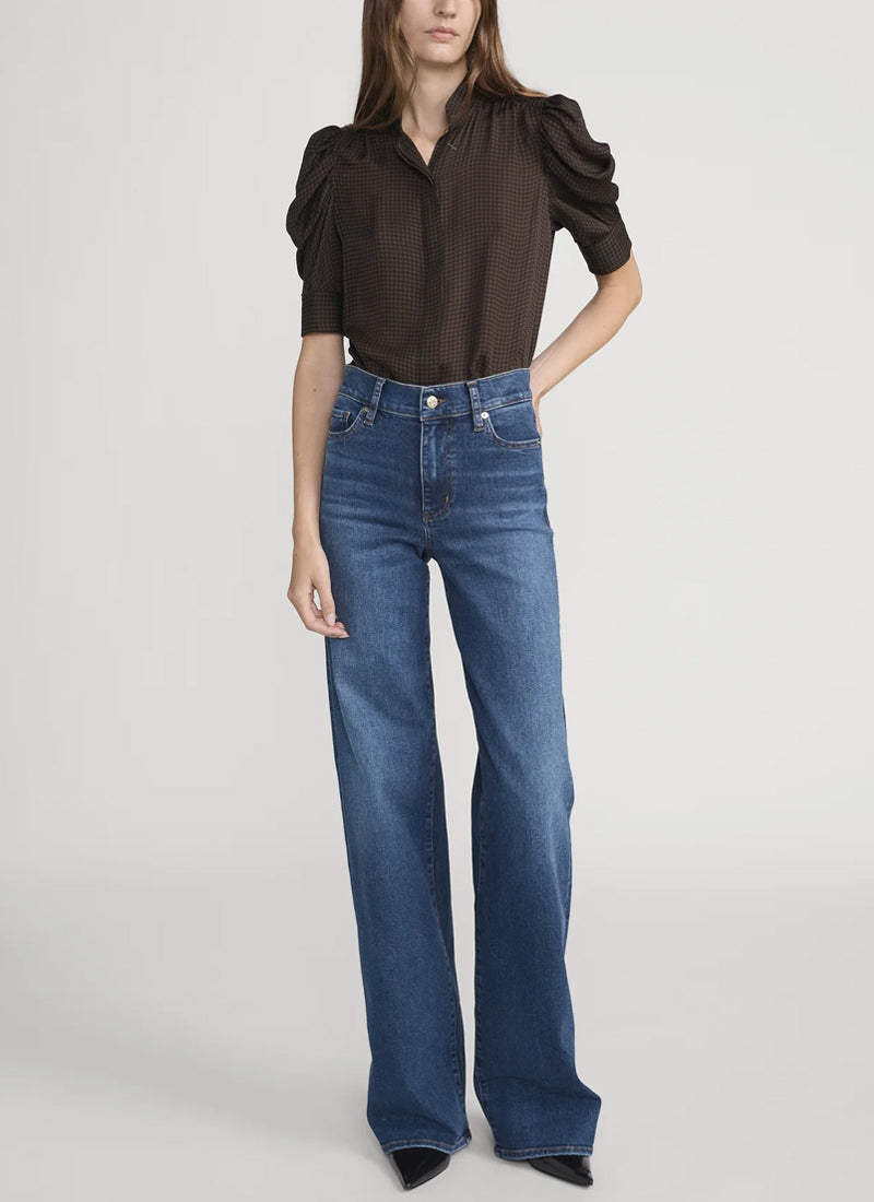  Houndstooth Gillian Top by FRAME at Andrews 