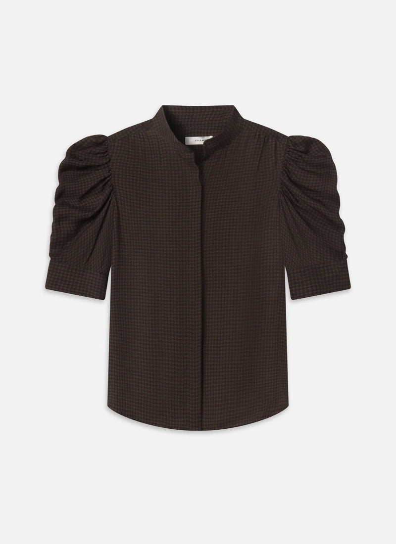  Houndstooth Gillian Top by FRAME at Andrews 
