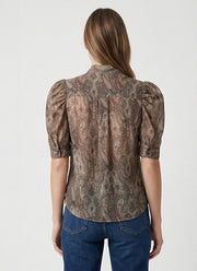 FRAME The Paisley Gillian Top