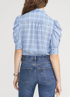 FRAME The Plaid Gillian Top