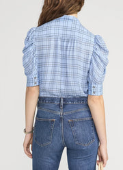FRAME The Plaid Gillian Top