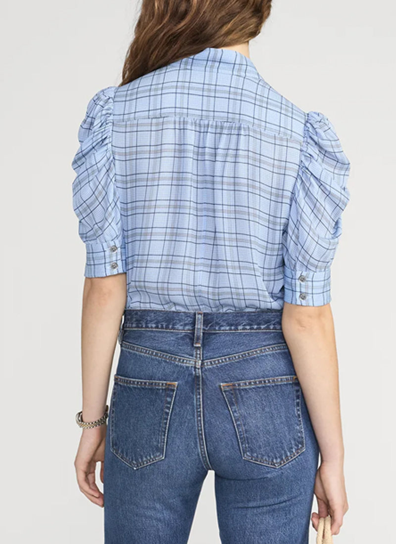 FRAME The Plaid Gillian Top