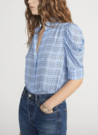 FRAME The Plaid Gillian Top