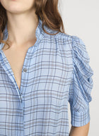 FRAME The Plaid Gillian Top