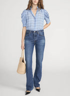 FRAME The Plaid Gillian Top