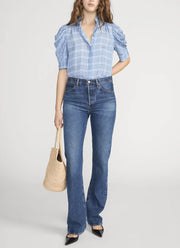 FRAME The Plaid Gillian Top