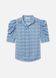 FRAME The Plaid Gillian Top