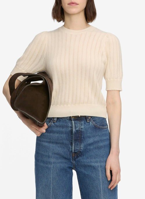 FRAME The Ladder Pointelle Sweater