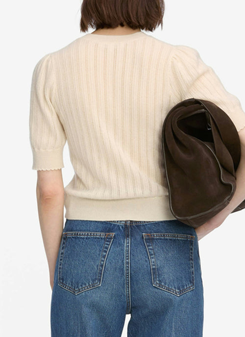 FRAME The Ladder Pointelle Sweater