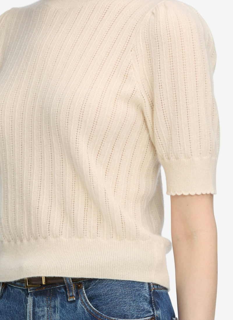 FRAME The Ladder Pointelle Sweater