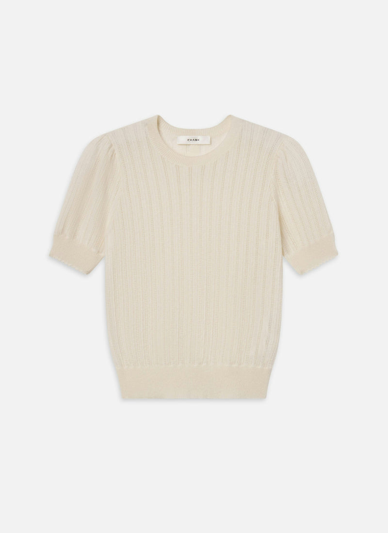 FRAME The Ladder Pointelle Sweater