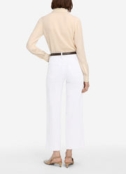 FRAME Le Slim Palazzo Crop Jeans