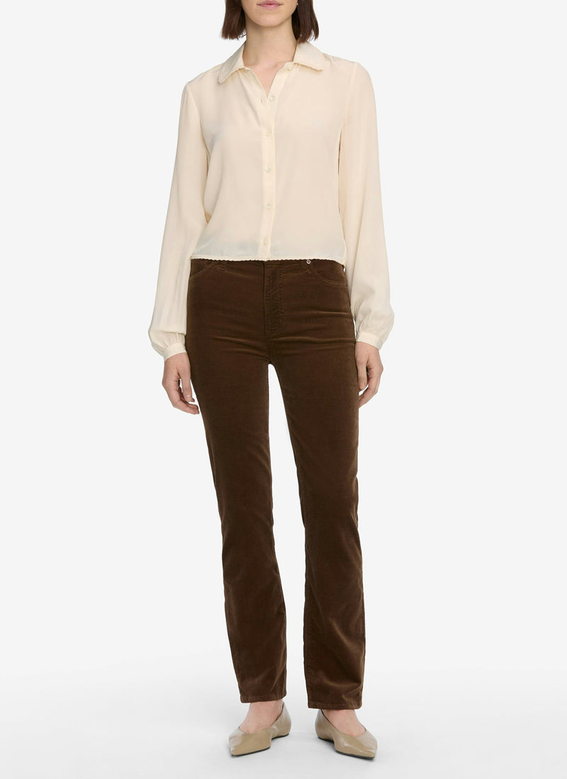 FRAME Le Sleek Straight Corduroy