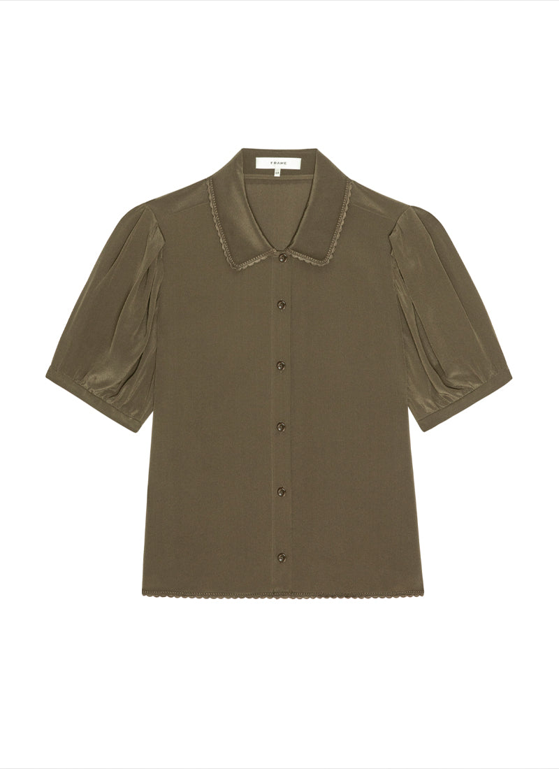  Silk Prim Blouse by FRAME at Andrews 