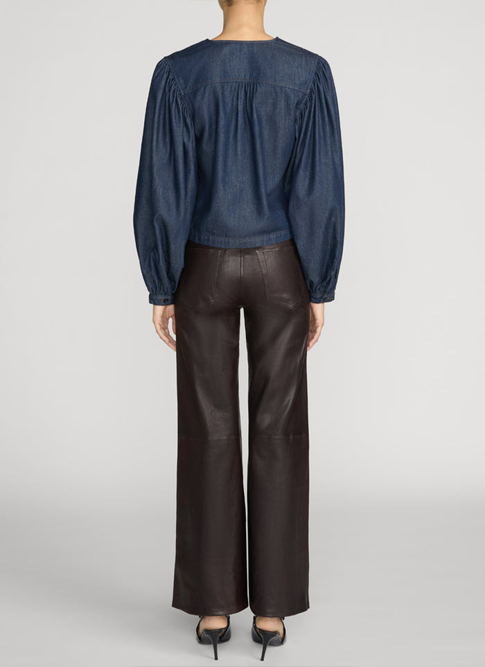 FRAME The Off Duty Long Sleeve Popover