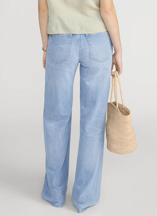 FRAME The Off Duty Stroll Wide Leg Jeans