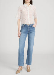 FRAME The Petal Eyelet Shirt