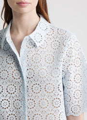 FRAME The Petal Eyelet Shirt