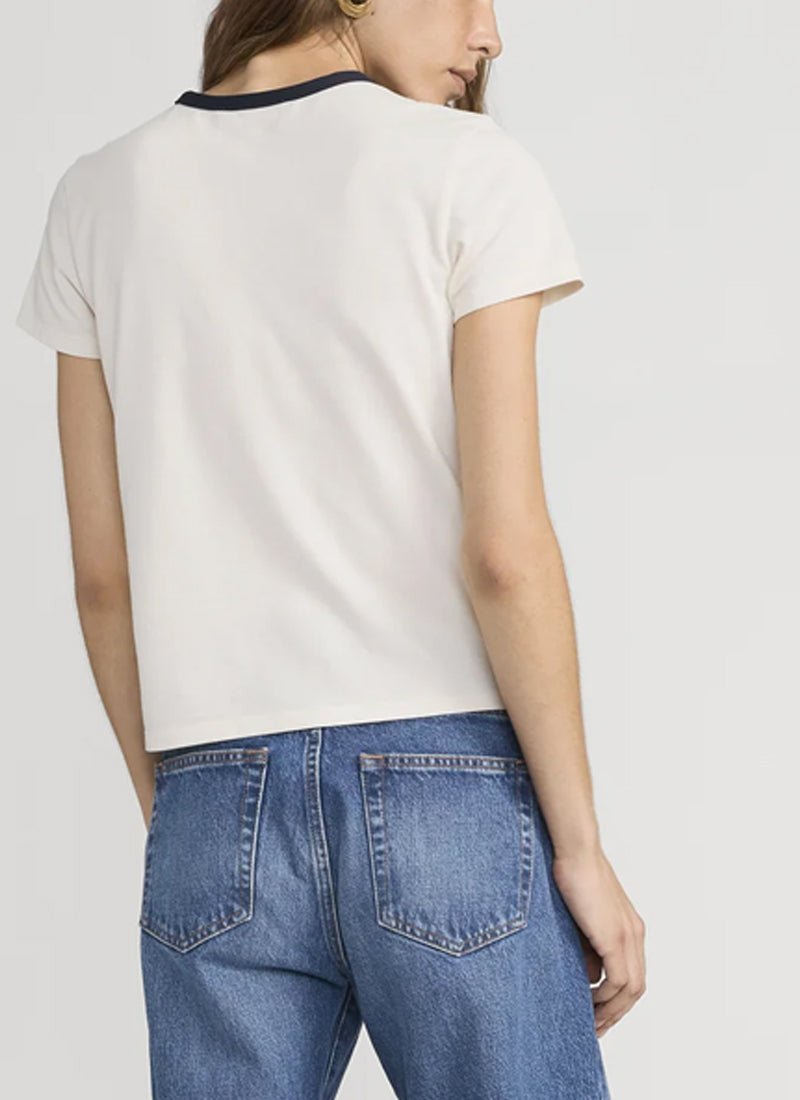  Pique Baby Tee by FRAME at Andrews 