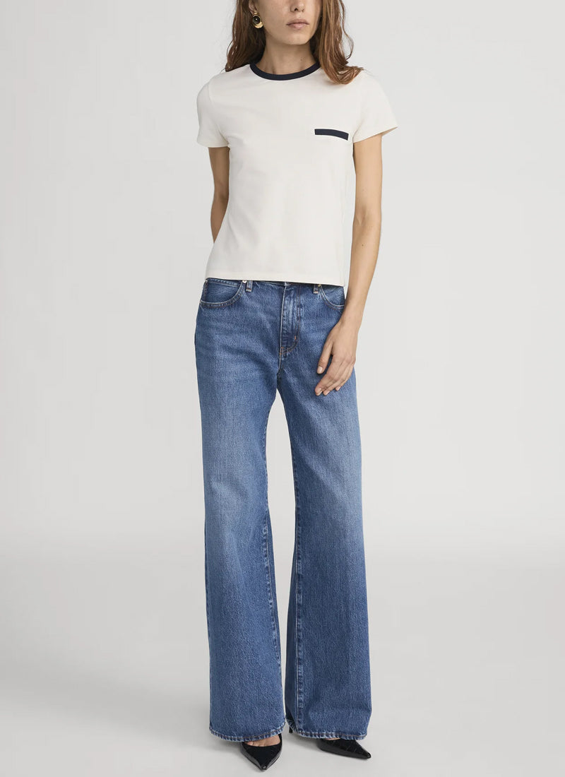  Pique Baby Tee by FRAME at Andrews 