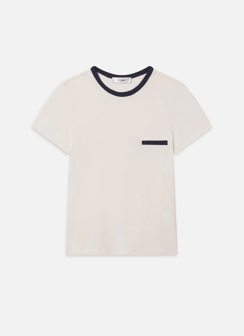  Pique Baby Tee by FRAME at Andrews 
