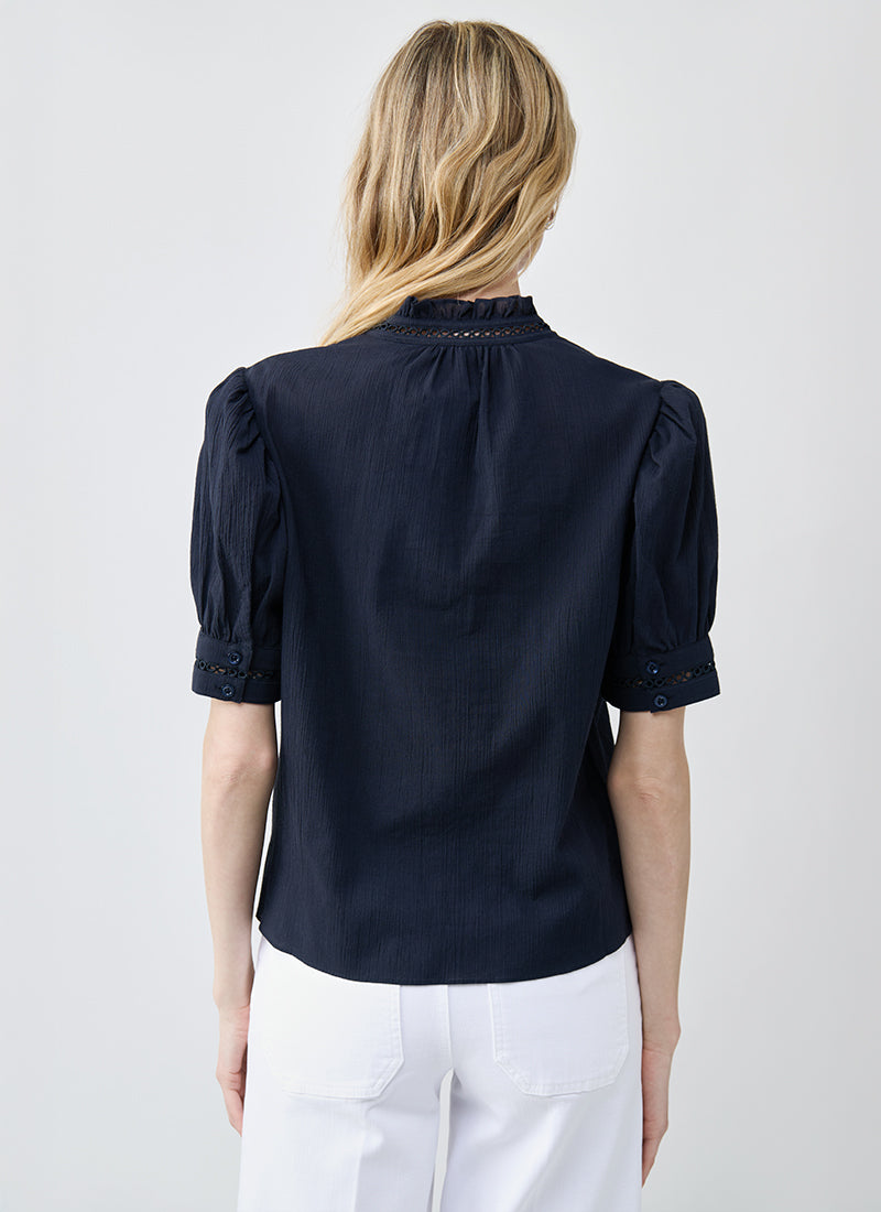 FRAME The Ruffle Collar Top