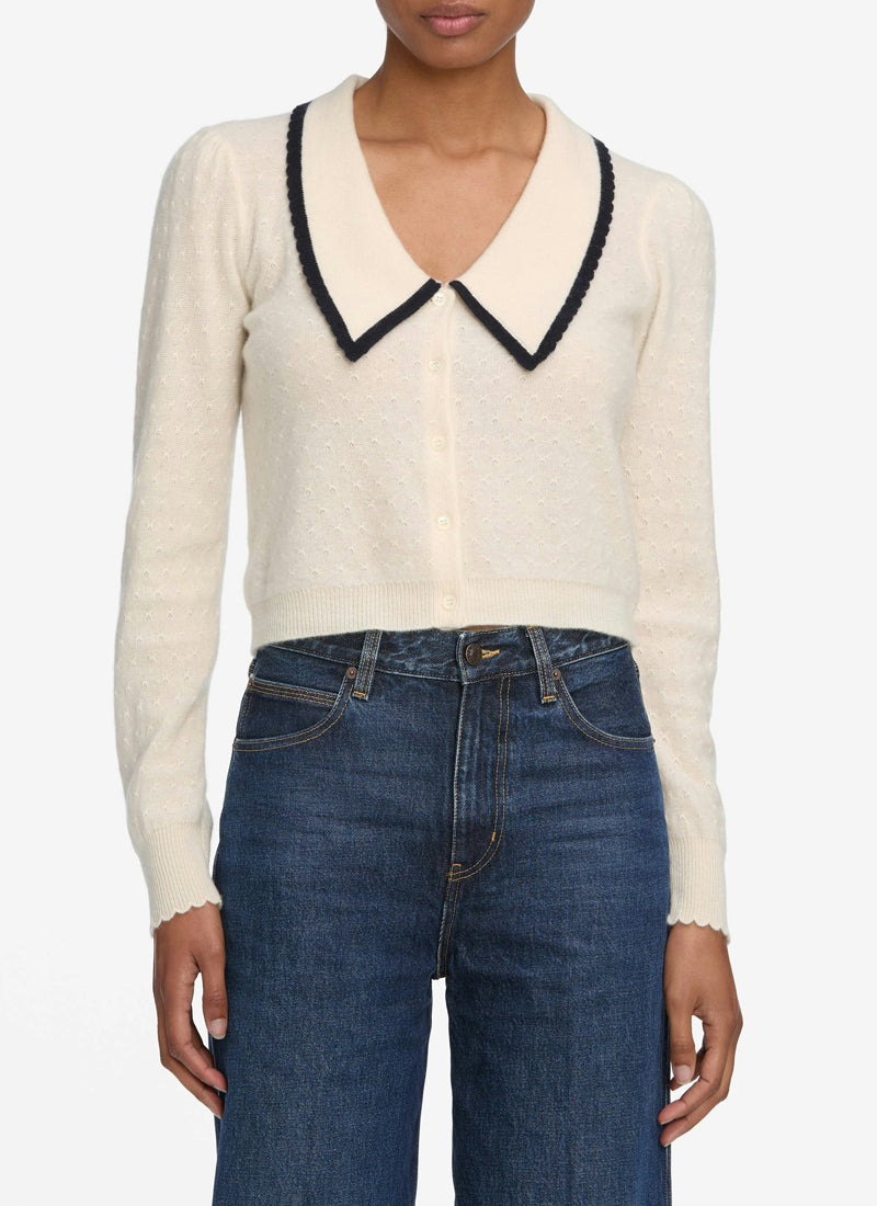 FRAME Long Sleeve Cashmere Sailor Sweater