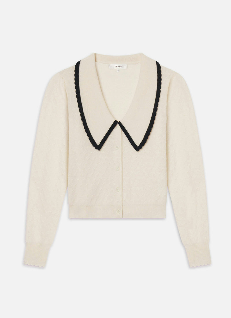 FRAME Long Sleeve Cashmere Sailor Sweater