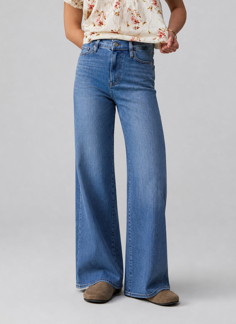 FRAME Le Slim Palazzo Jeans