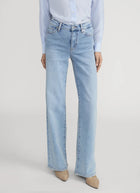 FRAME Le Slim Palazzo Wide Leg Flare Jeans