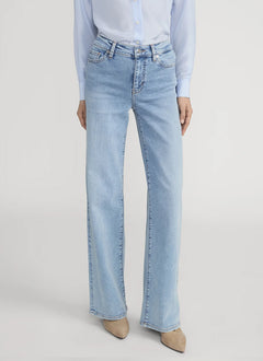 FRAME Le Slim Palazzo Wide Leg Flare Jeans