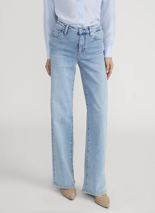 Le Slim Palazzo Wide Leg Flare Jeans by FRAME at Andrews