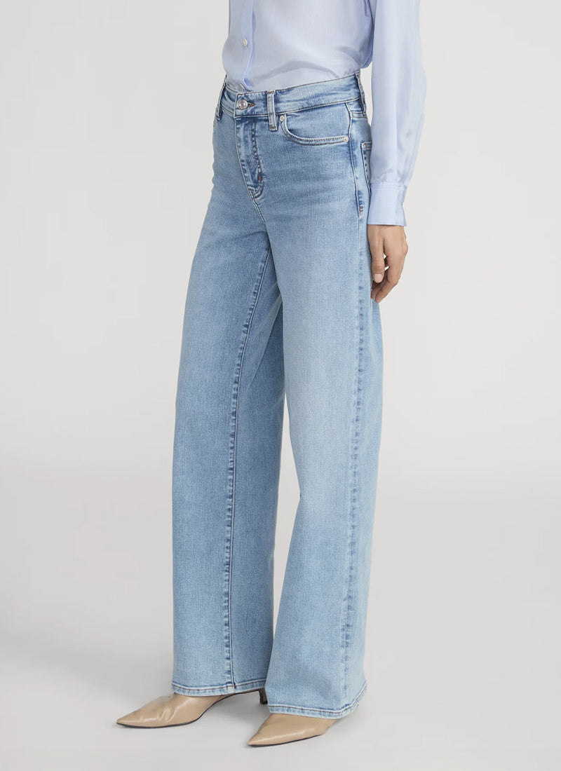 Le Slim Palazzo Wide Leg Flare Jeans by FRAME at Andrews