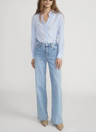FRAME Le Slim Palazzo Wide Leg Flare Jeans