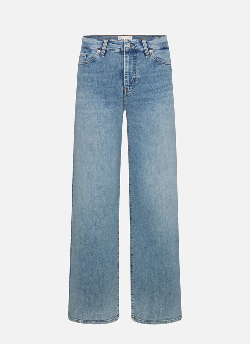 FRAME Le Slim Palazzo Wide Leg Flare Jeans