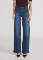  Le Slim Palazzo Modernist Pocket Wide Leg Jeans by FRAME at Andrews 