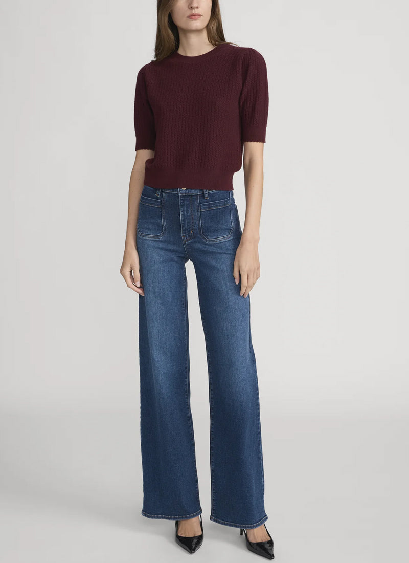  Le Slim Palazzo Modernist Pocket Wide Leg Jeans by FRAME at Andrews 