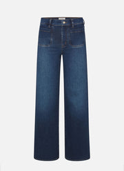  Le Slim Palazzo Modernist Pocket Wide Leg Jeans by FRAME at Andrews 
