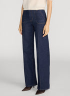  Le Slim Palazzo Pintuck Pocket Jeans by FRAME at Andrews 