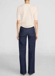  Le Slim Palazzo Pintuck Pocket Jeans by FRAME at Andrews 