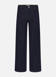  Le Slim Palazzo Pintuck Pocket Jeans by FRAME at Andrews 
