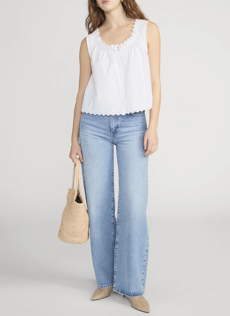 The Bow Rapture Wide Leg Jeans