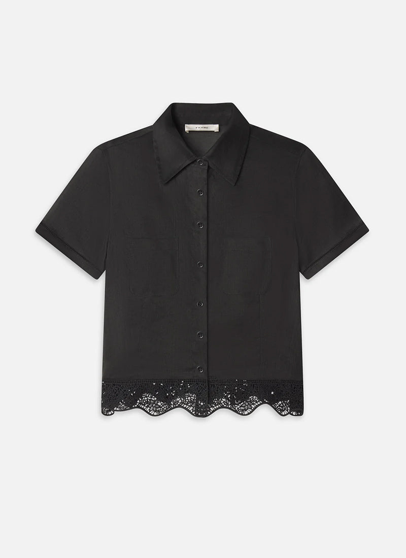 FRAME The Embroidered Seaside Shirt