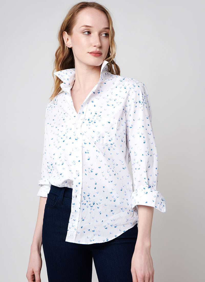 Frank & Eileen Barry Butterflies Print Shirt