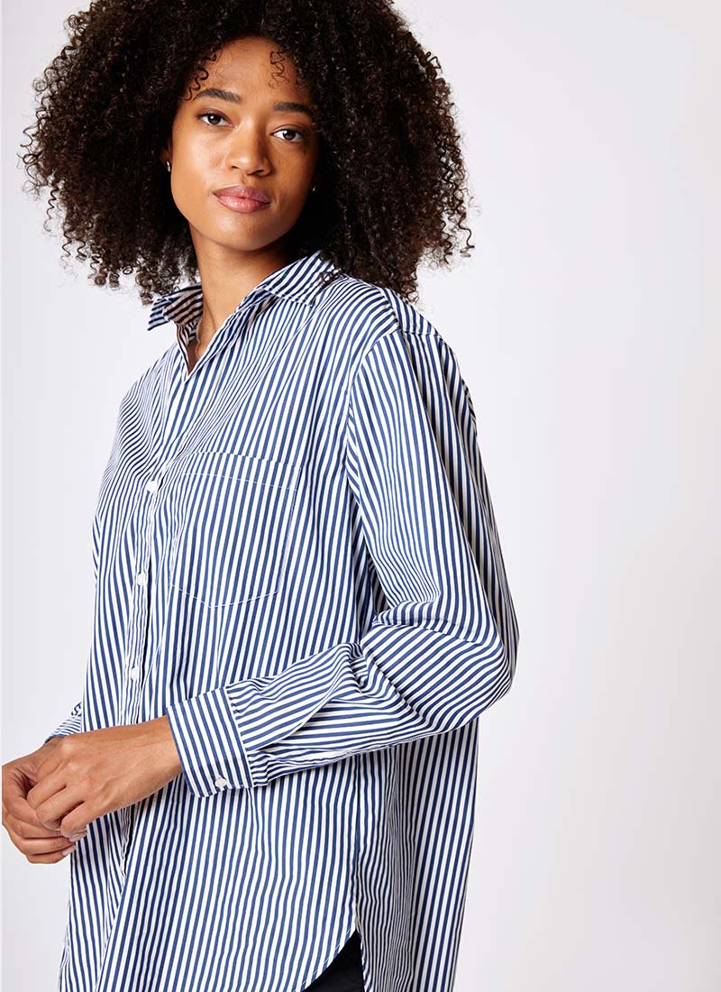 Frank & Eileen Joedy Striped Cotton Shirt