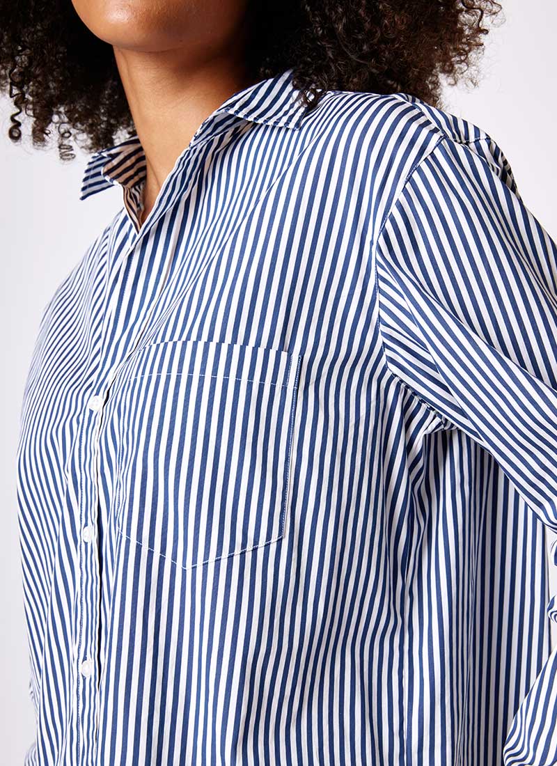 Frank & Eileen Joedy Striped Cotton Shirt