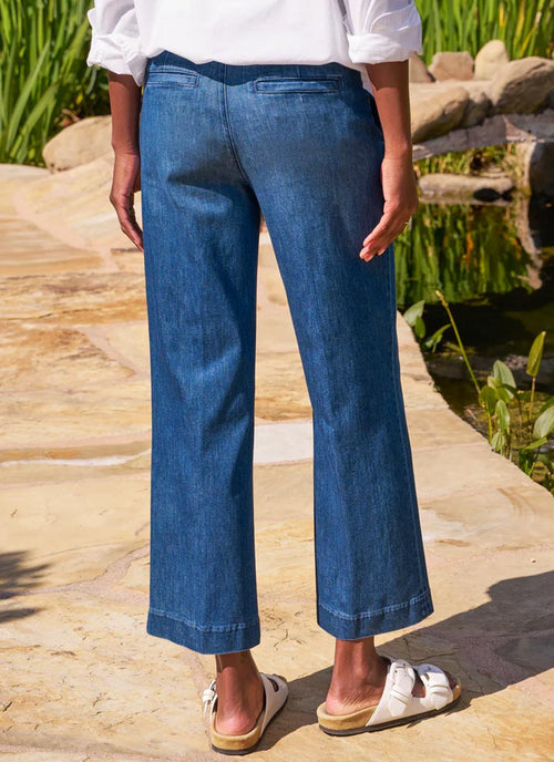 Frank & Eileen Westport Italian Wide-Leg Jeans